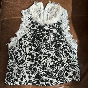 ZARA Sleeveless Lace Top